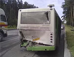 В Свердловской области столкнулись 2 пассажирских автобуса (ФОТО) / Пострадали 16 человек