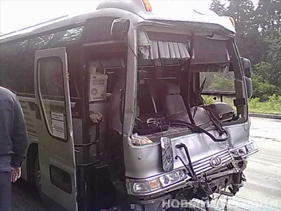 В Свердловской области столкнулись 2 пассажирских автобуса (ФОТО) / Пострадали 16 человек