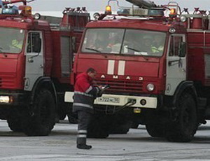 В Москве произошел пожар на Пражском рынке