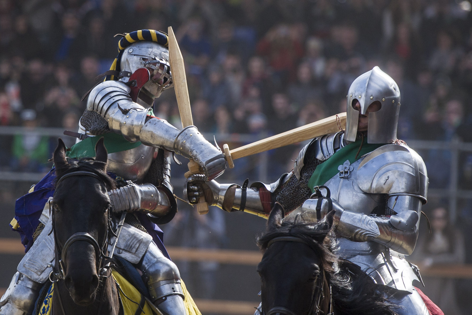 Рыцарские бои в средневековье