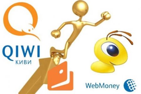    Webmoney, -, QIWI  Wallet one