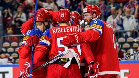Сборная России сыграет с командой Чехии в 1/4 финала ЧМ по хоккею