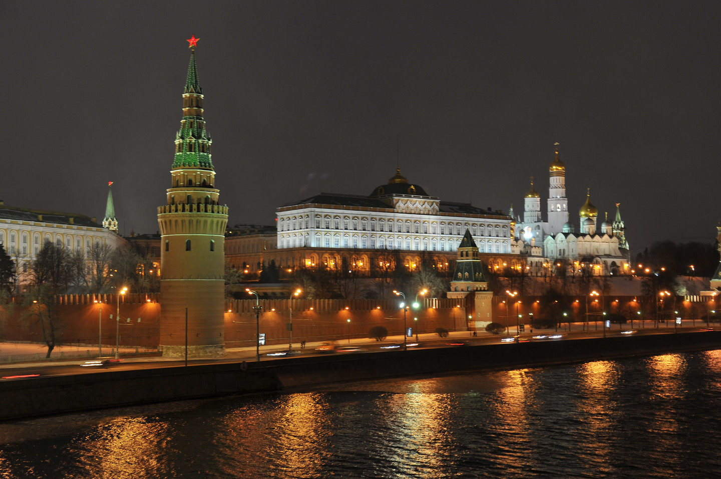 Московский Кремль ночью 2006