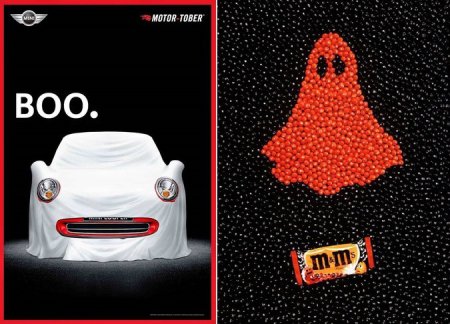 13 крутых рекламных плакатов к Хэллоуину от известных брендов