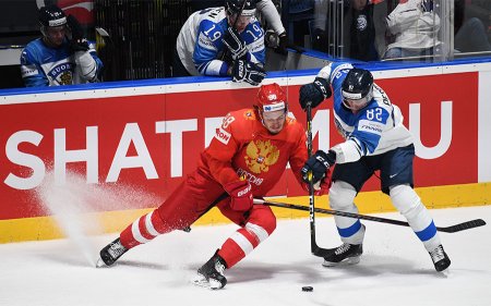 Сборная России по хоккею в полуфинале ЧМ проиграла Финляндии